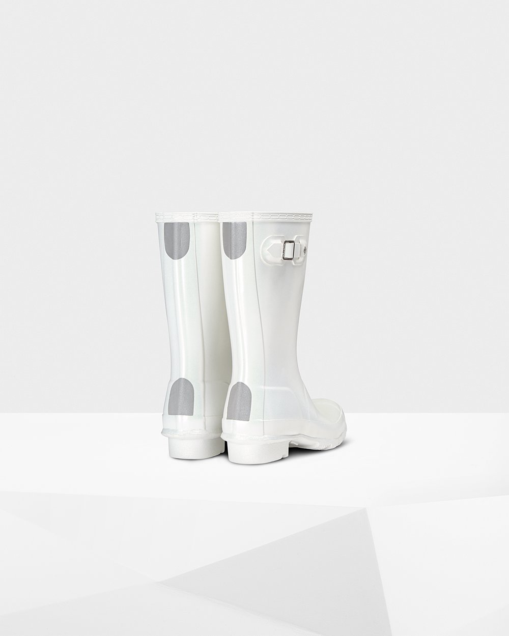 Kids Rain Boots - Hunter Original Big Nebula (10OYCSBVT) - Silver